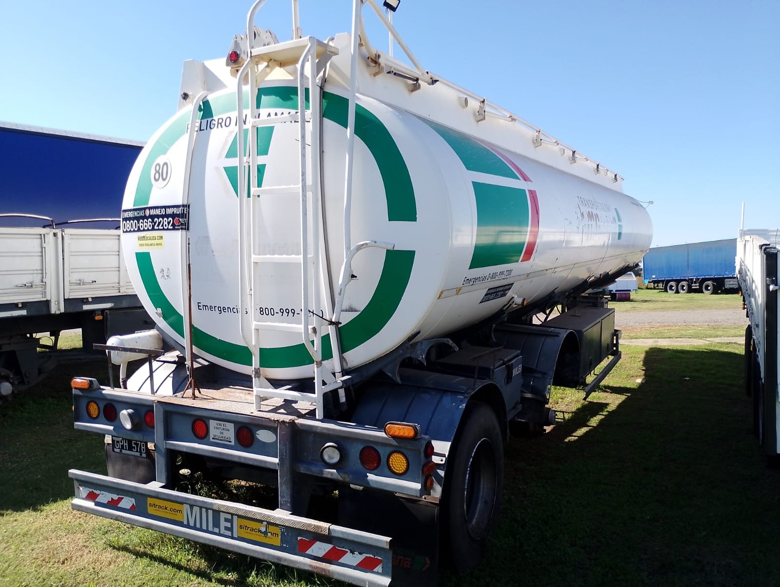 SEMIRREMOLQUE MILEI 1+1 TANQUE