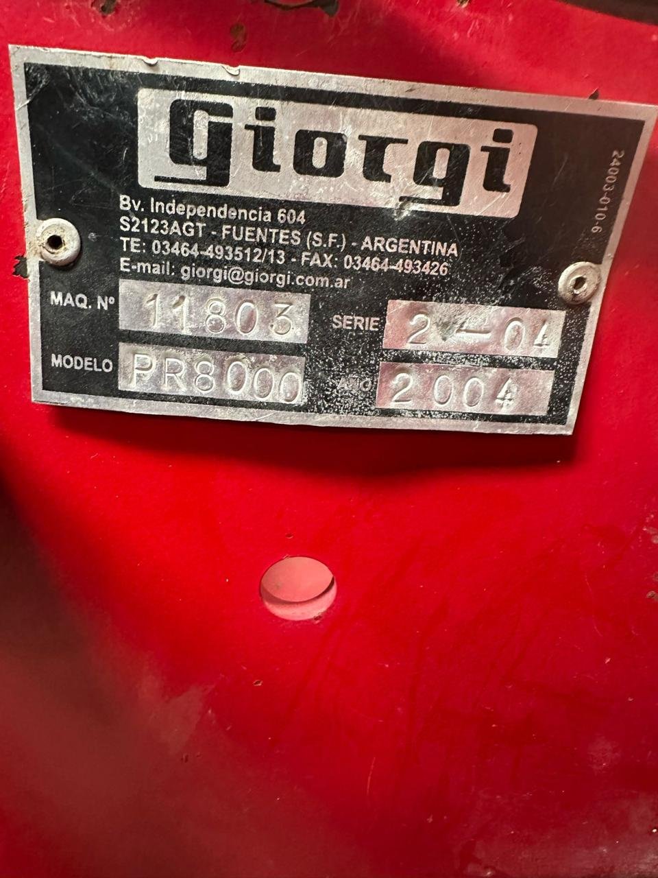 Sembradora giorgi precisa 8000