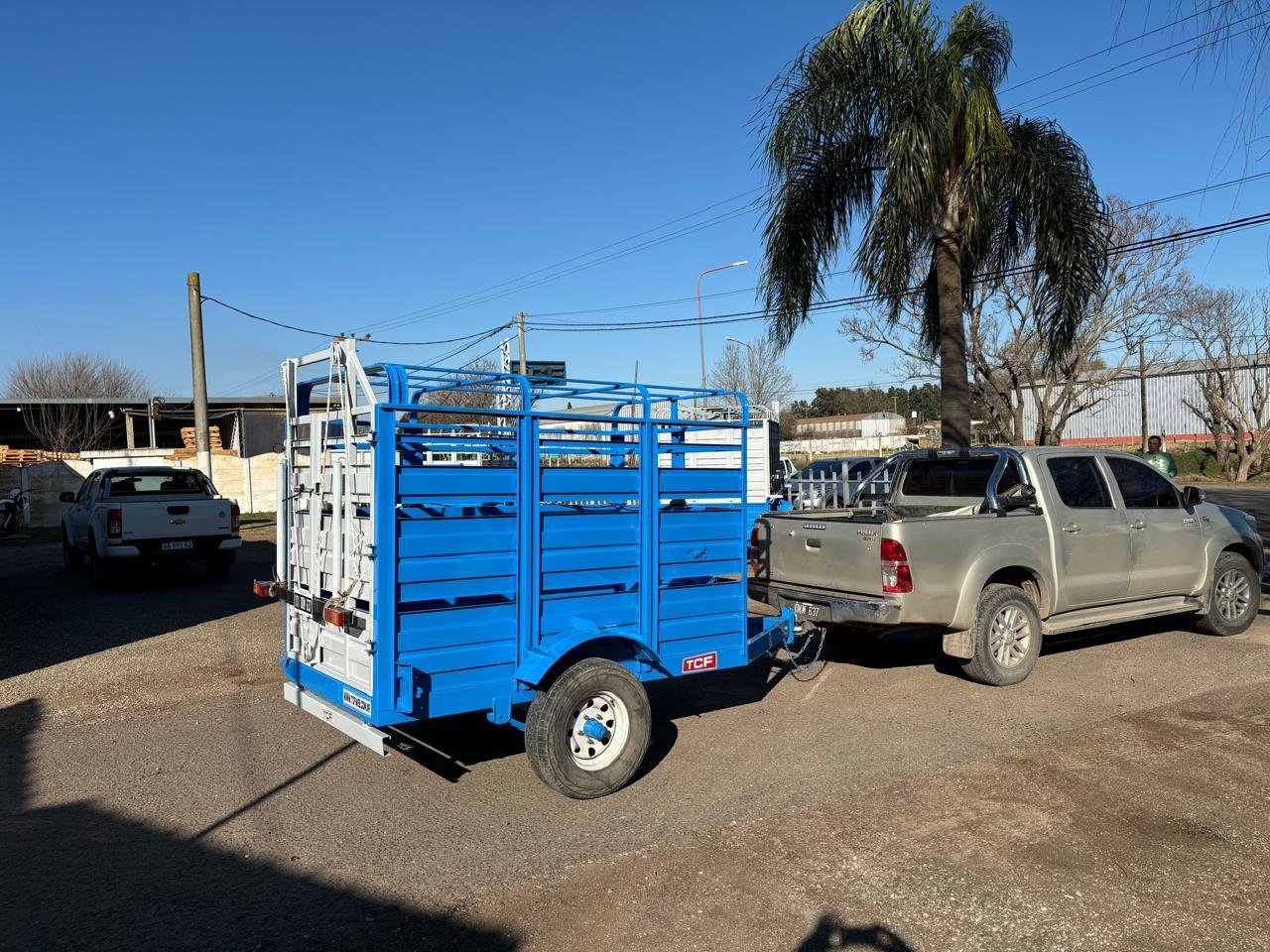 Acoplado Jaula Hacienda 1 Eje