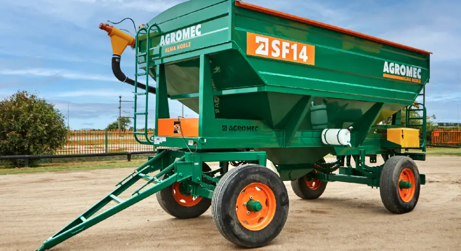 SF 14 ACOPLADO SEMILLAS Y FERTILIZANTES CON ACCESORIOS AGROMEC