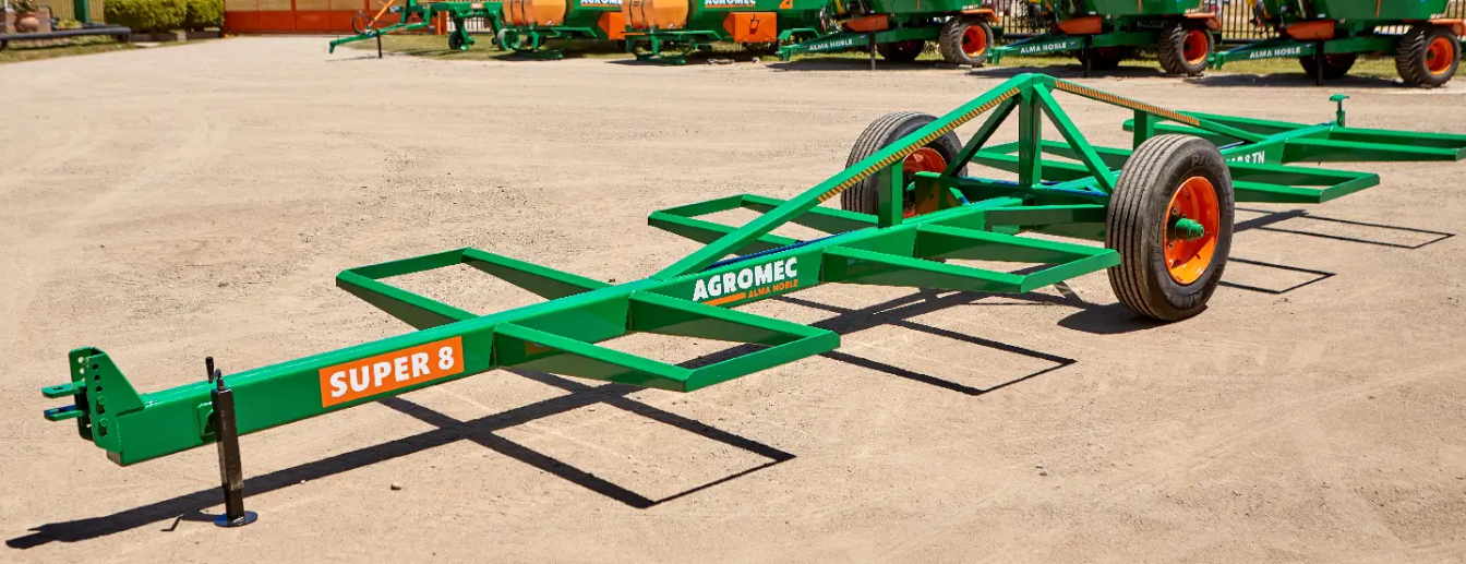 CARRO TRANSPORTADOR DE ROLLOS SUPER 8E AGROMEC